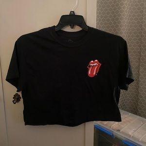 Rolling Stones Cropped Tee